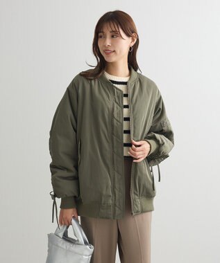 Green Parks ・ｓｗｉｎｇ　ｂｙ　中綿ボリュームスリーブＭＡ－１ Khaki