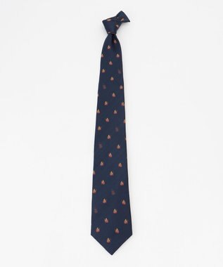 J.PRESS MEN 【J.PRESS JOKE TIE COLLECTION】飛んで火にいる夏の虫 ネイビー系8