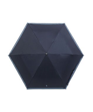 MOONBAT 【 遮光率100％/遮熱/UV/軽量】POLO RALPH LAUREN（ポロ ラルフローレン）晴雨兼用日傘 ワンポイント ポロポニー バイカラー  折りたたみ傘 ディープブルー