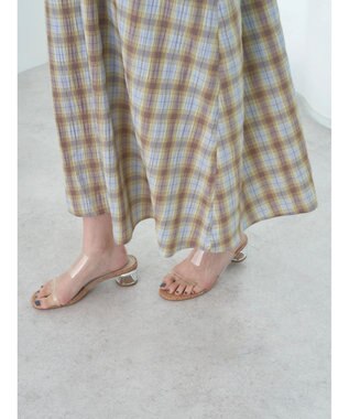 earth music&ecology ホルターネックシャーリングワンピース Lavender