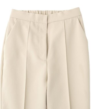YECCA VECCA ストレッチピンタックパンツ Light Beige