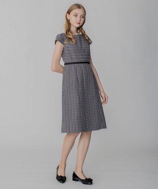 TOCCA 【洗える！】ICON BORDER ドレス ライトグレー系7