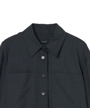 JOSEPH ライトテーラリング　シャツ Smoke
