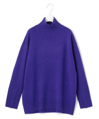 ICB 【新色追加・WEB限定カラーあり】 ソフトカシミヤミックス ハイネックニット ロイヤルブルー系