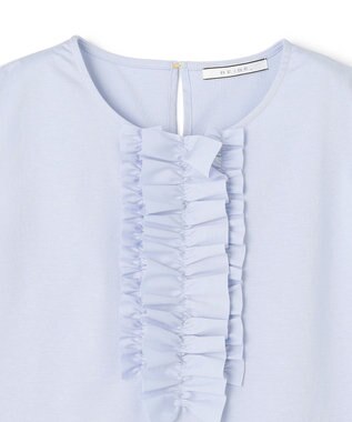 BEIGE， 【S-size】GERBERA / フリルトップス Sax