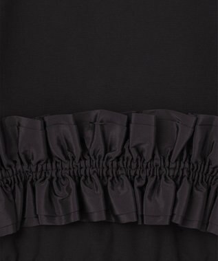 GRACE CONTINENTAL ヘムフリルカットトップ ブラック