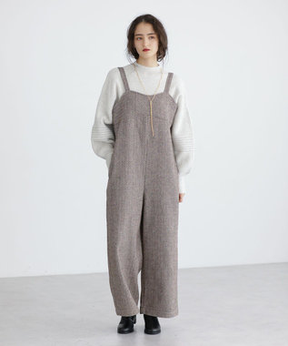 Green Parks ■ＥＳＣＡＲ　ポップコーンツイードオールインワン