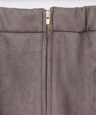 J.PRESS LADIES 【洗える】スエードダンボール スカート ブラウン系