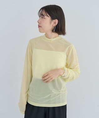 Green Parks シアーカットプルオーバー Yellow