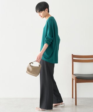 AMERICAN HOLIC コクーンポンチプルオーバー Dark Green