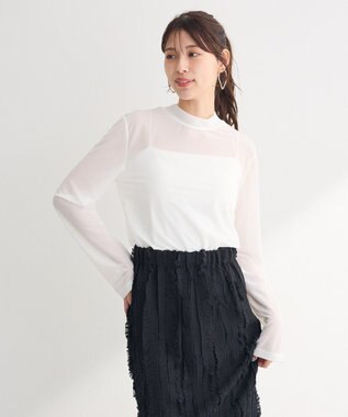 Green Parks シアーカットプルオーバー White