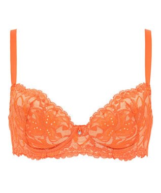 BRADELIS New York 【BRADELIS New York】　ジャスミンステップ1ブラ23A1　しっかりバストを集めてナチュラルなシルエットを作る補整ブラ オレンジ