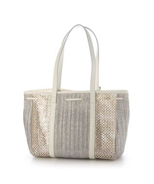 UNBILLION ペルケ perche / 透かしアンダリアシート牛革トート シルバー