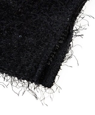 Green Parks フェザーヤーンショートベスト Black