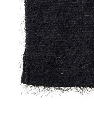 Green Parks フェザーヤーンショートベスト Black