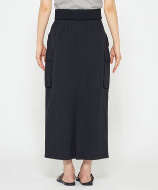 uncrave 【撥水・洗濯機洗い可】プルーフ ナイロン スカート（uncrave WHITE） ブラック