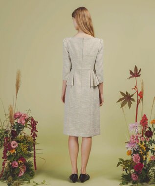 TOCCA 【WEB限定カラーあり・洗える・消臭】FLAPFLAP ドレス スモーキーグリーン系