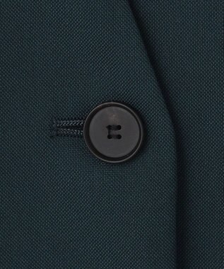 ICB 【洗える】 ウールマットウース ノーカラージレ パイングリーン系