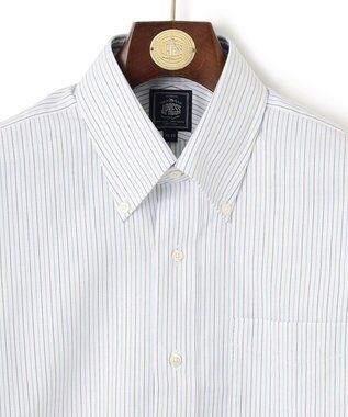 J.PRESS MEN 【WEB・一部店舗限定】ターコイズストライプシャツ/B.D. ターコイズブルー系1