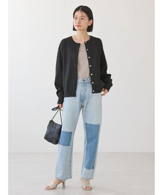 AMERICAN HOLIC エコカルットクルーネックカーディガン Black