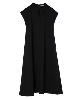 Green Parks armonia.襟付きフレアワンピース Black