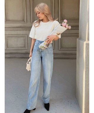 Green Parks ローゲージニットＴシャツ Off White