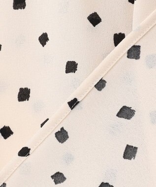 TOCCA PROMISE RIBBON ROSETTE ドット柄ブラウス アイボリー系5