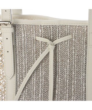 UNBILLION ペルケ perche / 透かしアンダリアシート牛革トート シルバー