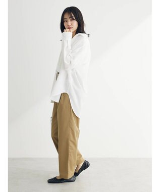 Green Parks ゆったりサッカーシャツ Off White