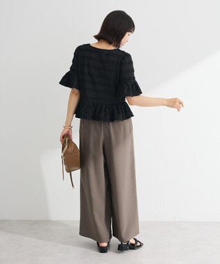 Green Parks ・ＳＵＧＡＲ　ＳＰＯＯＮ　レースフリルプルオーバー Black