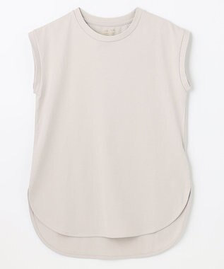 ANY 【抗菌・防臭】プレミアムベーシックノースリーブ Tシャツ グレージュ