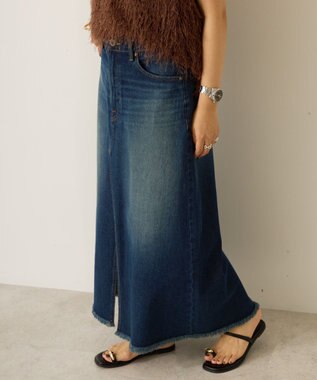 AMERICAN HOLIC デニムＡラインスカート Indigo