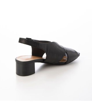 ing <ing>カバードデザインバックベルトサンダル ブラック