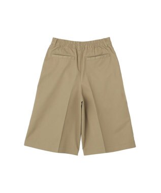earth music&ecology タックハーフパンツ Beige
