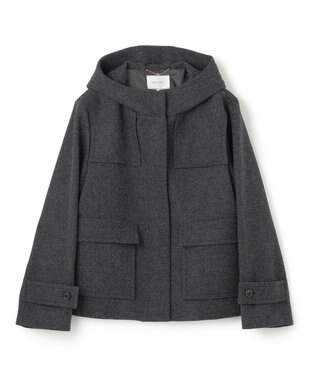 BEIGE， 【S-size】CHABANAIS / フーデットコート C.Gray