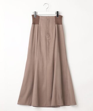 Feroux 【古畑星夏さん着用・洗える】サイドリブマーメイド スカート ベージュ系
