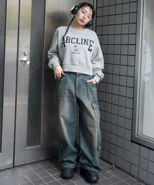 WEGO 【暖かい/裏起毛】裏起毛グラフィックスウェット 柄3