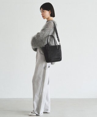 russet リバーシブル2wayトートバッグ(CE-1667) Trv-Black