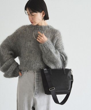 russet リバーシブル2wayトートバッグ(CE-1667) Trv-Black