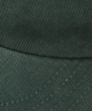 J.PRESS YORK STREET 【UNISEX】ピグメント ロゴキャップ ダークグリーン系