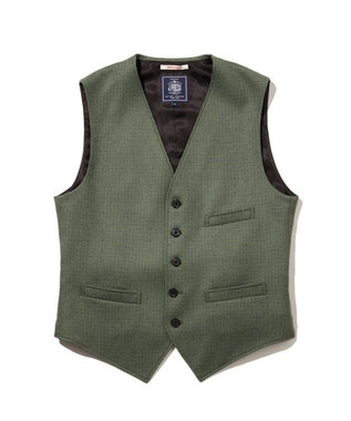J.PRESS MEN 【J.PRESS ORIGINALS】Boil Random Window Pen Over Odd Vest / Japan Made