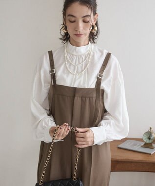 WEGO 【ANGIE VINTAGE】ベアオールインワン カーキ
