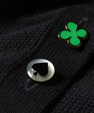 Paul Smith ラッキーチャームボタン ニットポロシャツ ブラック