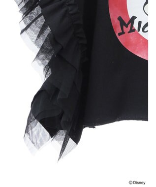Green Parks ミッキーマウスクラブハウス／袖フリルショート丈ＴＥＥ Black