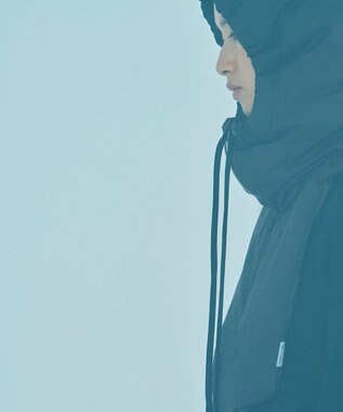 KWD 【日本製】HOOD DOWN PARTS グリーンダウン フードダウンパーツ ブラック