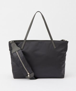 russet 《ファスナーポケット付きショルダーベルト》2wayトートバッグ(SF-266) Charcoal