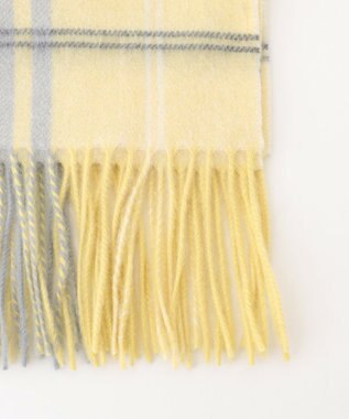 ANY ウールマフラー イエローチェック