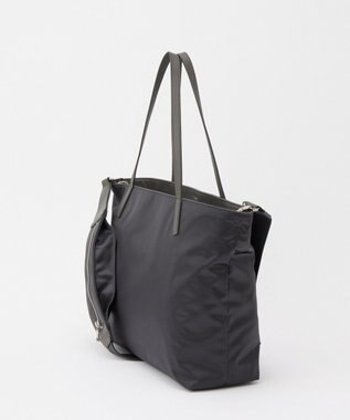 russet 《ファスナーポケット付きショルダーベルト》2wayトートバッグ(SF-266) Charcoal