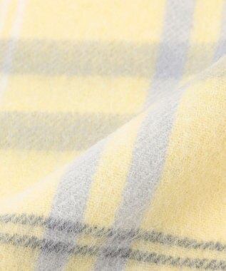 ANY ウールマフラー イエローチェック