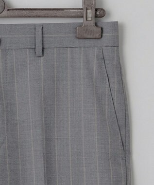 GOTAIRIKU 【CANONICO/カノニコ】 リベンジ 150's 通年スーツ（グレー×ストライプ） ライトグレー系1